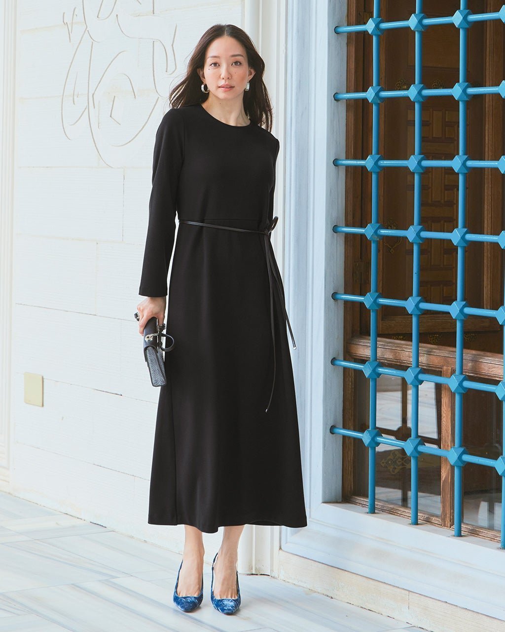 【ドゥクラッセ/DoCLASSE】のウール混ポンチ・ベルト付きナローワンピース 人気、トレンドファッション・服の通販 founy(ファニー) 　ファッション　Fashion　レディースファッション　Fashion for Women　ワンピース　Dresses　ベルト&ウエストマーク　Belts & Waist Accessories　ストレッチ　Stretch, Stretchy Fabric　セットアップ　Set-Up, Coordinated Outfit　冬　Winter / This Winter　A/W・秋冬　Autumn/Winter　 other-1|ID: prp329100004134599 ipo3291000000034922772