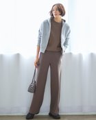 【ドゥクラッセ/DoCLASSE】のプレシャスウォームN・セミワイド74cm 人気、トレンドファッション・服の通販 founy(ファニー) ファッション Fashion レディースファッション WOMEN パンツ Pants カットソー Cut And Sew ジョーゼット Georgette ストレッチ Stretch ストレート Straight スリム Slim 定番 Standard ワイド Wide A/W・秋冬 Aw・Autumn/Winter・Fw・Fall-Winter NEW・新作・新着・新入荷 New Arrivals エレガント 上品 Elegant thumbnail ダークトープ|ID: prp329100004134601 ipo3291000000028290165