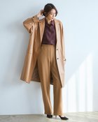 【ドゥクラッセ/DoCLASSE】のプレシャスウォームN・ストレート74cm 人気、トレンドファッション・服の通販 founy(ファニー) ファッション Fashion レディースファッション WOMEN パンツ Pants カットソー Cut And Sew ジョーゼット Georgette ストレッチ Stretch ストレート Straight スリム Slim 定番 Standard パターン Pattern フラット Flat ポケット Pocket ワイド Wide A/W・秋冬 Aw・Autumn/Winter・Fw・Fall-Winter NEW・新作・新着・新入荷 New Arrivals エレガント 上品 Elegant thumbnail ライトキャメル|ID: prp329100004134605 ipo3291000000028428358