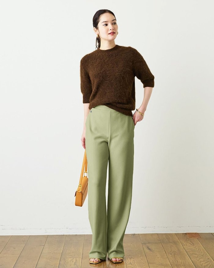 【ドゥクラッセ/DoCLASSE】のプレシャスウォームN・ストレート74cm インテリア・キッズ・メンズ・レディースファッション・服の通販 founy(ファニー) https://founy.com/ ファッション Fashion レディースファッション Fashion for Women パンツ Pants & Trousers カットソー Cut and Sewn Top ジョーゼット Georgette, Semi-Sheer Fabric ストレッチ Stretch, Stretchy Fabric ストレート Straight, Straight Cut スリム Slim, Slim Fit 定番 Standard, Basic Item パターン Pattern, Design Print フラット Flat, Flat Shoes ポケット Pocket, Pocket Detail ワイド Wide, Wide Fit A/W・秋冬 Autumn/Winter エレガント 上品 Elegant |ID: prp329100004134605 ipo3291000000034664935