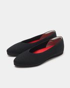 【フィットフィット/fitfit】の撥水ニットポインテッドフラットシューズ ブラック|ID: prp329100004142897 ipo3291000000028452565