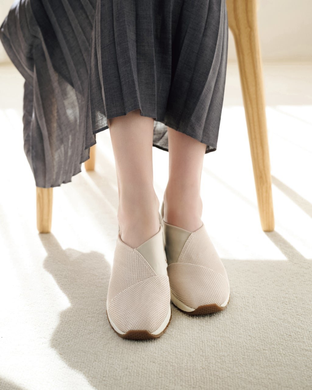 【フィットフィット/fitfit】のハンズフリークロスインステップスニーカー インテリア・キッズ・メンズ・レディースファッション・服の通販 founy(ファニー) 　ファッション　Fashion　レディースファッション　Fashion for Women　ストレッチ　Stretch, Stretchy Fabric　スニーカー　Sneakers, Trainers　フィット　Fit, Slim Fit　グレージュ|ID: prp329100004144598 ipo3291000000036159002