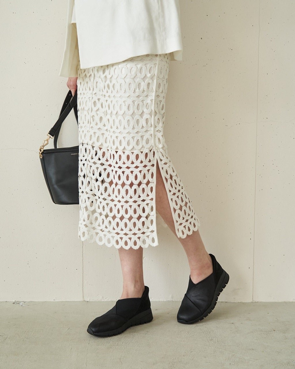 【フィットフィット/fitfit】のハンズフリークロスインステップスニーカー インテリア・キッズ・メンズ・レディースファッション・服の通販 founy(ファニー) 　ファッション　Fashion　レディースファッション　Fashion for Women　ストレッチ　Stretch, Stretchy Fabric　スニーカー　Sneakers, Trainers　フィット　Fit, Slim Fit　ブラック|ID: prp329100004144598 ipo3291000000036159035