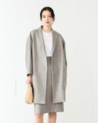 【ドゥクラッセ/DoCLASSE】のバスケットツイード・コクーンコート 人気、トレンドファッション・服の通販 founy(ファニー) ファッション Fashion レディースファッション WOMEN アウター Coat Outerwear コート Coats NEW・新作・新着・新入荷 New Arrivals カーディガン Cardigan ツイード Tweed ミドル Middle モダン Modern 冬 Winter thumbnail グレー|ID: prp329100004168546 ipo3291000000028832556