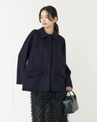 【ドゥクラッセ/DoCLASSE】のダブルフェイス・ミドルポンチョコート ネイビー|ID: prp329100004168547 ipo3291000000034725346