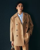 【ドゥクラッセ/DoCLASSE】のプレミアムウール・Pコート 人気、トレンドファッション・服の通販 founy(ファニー) ファッション Fashion レディースファッション WOMEN アウター Coat Outerwear コート Coats Pコート Pea Coats NEW・新作・新着・新入荷 New Arrivals シンプル Simple プレミアム Premium 今季 This Season 定番 Standard thumbnail ベージュ|ID: prp329100004168550 ipo3291000000028832569