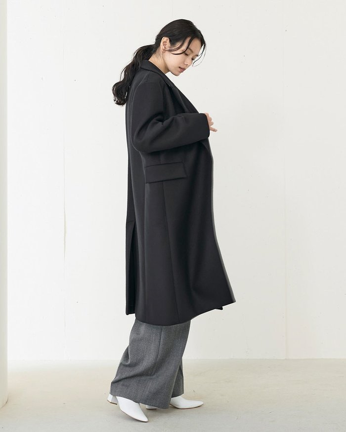 【ドゥクラッセ/DoCLASSE】の尾州ウール・ローブコート インテリア・キッズ・メンズ・レディースファッション・服の通販 founy(ファニー) https://founy.com/ ファッション Fashion レディースファッション Fashion for Women アウター Coat / Outerwear Collection コート・ロングコート・ピーコート Long Coats, Peacoats & More オケージョン Occasion Wear クラシック Classic, Timeless Style ショルダー Shoulder, Shoulder Strap ストレート Straight, Straight Cut ビジネス 仕事 通勤 Business / Work / Commuting |ID: prp329100004168551 ipo3291000000034725357