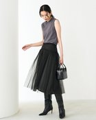 【ドゥクラッセ/DoCLASSE】のドットチュール・プリーツスカート 人気、トレンドファッション・服の通販 founy(ファニー) ファッション Fashion レディースファッション Fashion for Women スカート Skirts プリーツスカート / 上品フェミニンスタイル Pleated Skirts チュール Tulip, Tulip Motif ドット Polka Dot, Dot Pattern プリーツ Pleats, Pleated 今季 This Season, Current Season thumbnail ブラック|ID: prp329100004168562 ipo3291000000034725377