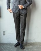 【ドゥクラッセ/DoCLASSE / MEN】の尾州カシミヤブレンド・ツイードパンツ チャコール|ID: prp329100004168565 ipo3291000000028832608