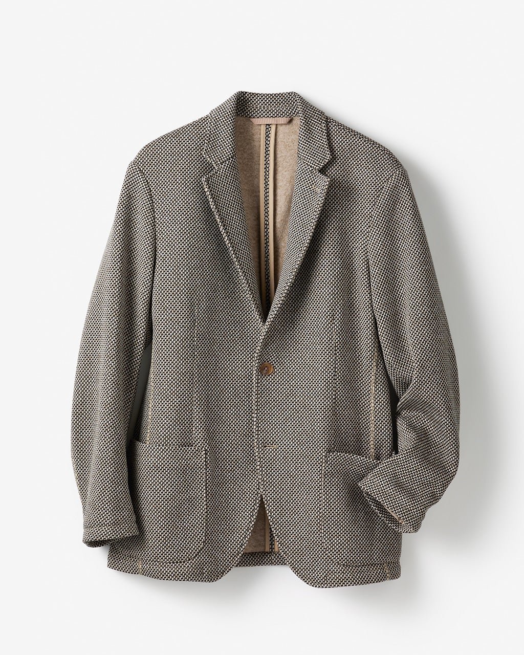 【ドゥクラッセ/DoCLASSE / MEN】のツイード調フリース・裏起毛ジャケット インテリア・キッズ・メンズ・レディースファッション・服の通販 founy(ファニー) ファッション Fashion メンズファッション Fashion for Men ジャケット Jacket, Outerwear ストレッチ Stretch, Stretchy Fabric ツイード Twill, Twill Weave パターン Pattern, Design Print ベスト Vest, Waistcoat メンズ Men's, Menswear 今季 This Season, Current Season 防寒 Cold Protection, Winter-Ready ベージュ・パターン|ID: prp329100004168573 ipo3291000000034145700