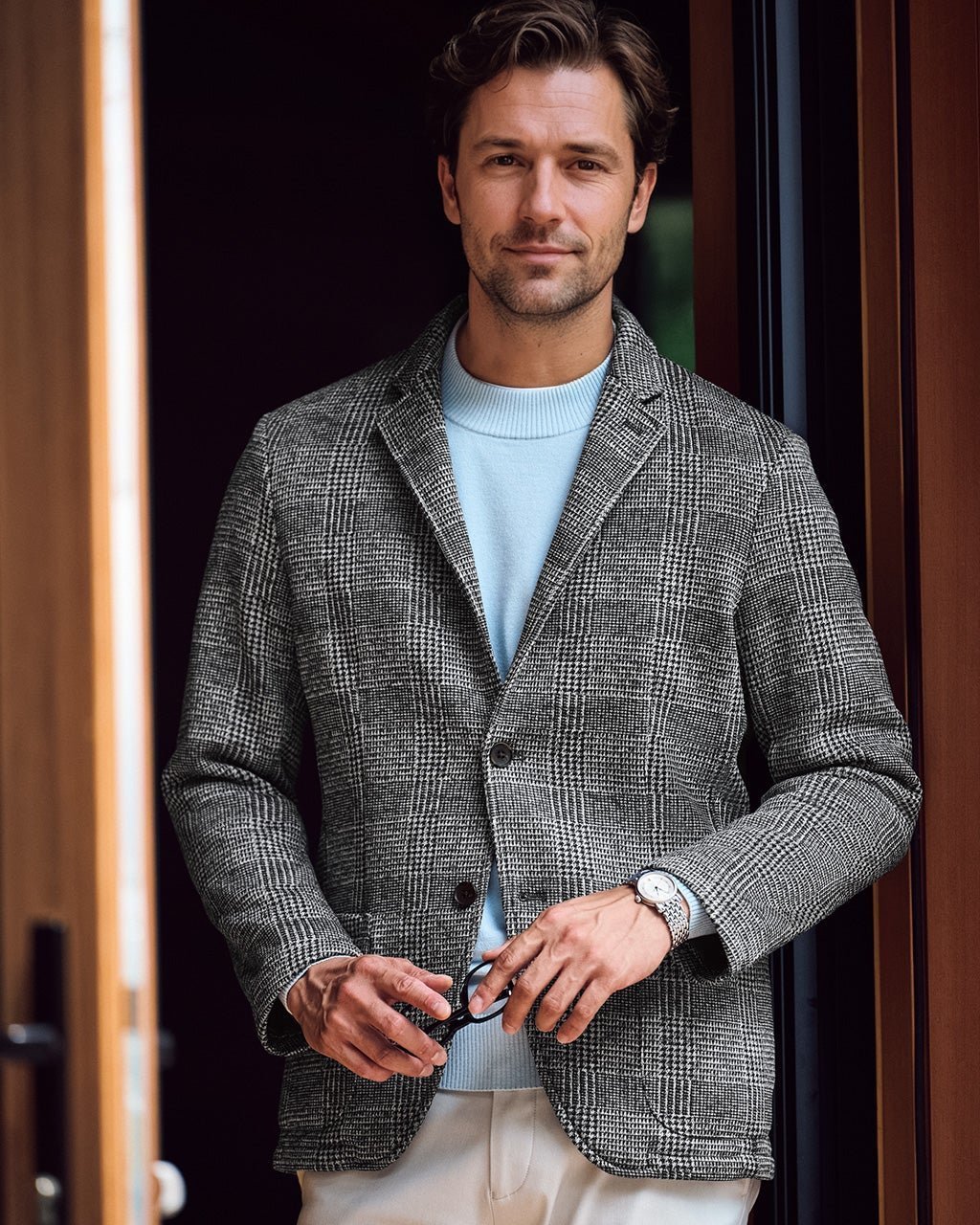 【ドゥクラッセ/DoCLASSE / MEN】のツイード調フリース・裏起毛ジャケット インテリア・キッズ・メンズ・レディースファッション・服の通販 founy(ファニー) ファッション Fashion メンズファッション Fashion for Men ジャケット Jacket, Outerwear ストレッチ Stretch, Stretchy Fabric ツイード Twill, Twill Weave パターン Pattern, Design Print ベスト Vest, Waistcoat メンズ Men's, Menswear 今季 This Season, Current Season 防寒 Cold Protection, Winter-Ready ダークグレンチェック|ID: prp329100004168573 ipo3291000000034145705