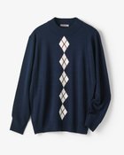 【ドゥクラッセ/DoCLASSE / MEN】のDoサーモテックスジャガードハイネック ネイビーパターン|ID: prp329100004168581 ipo3291000000028832737