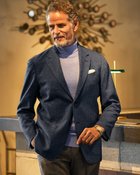 【ドゥクラッセ/DoCLASSE / MEN】の尾州ウールブレンド・ストレッチジャケット ネイビー|ID: prp329100004168586 ipo3291000000028832774