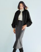 【ドゥクラッセ/DoCLASSE】のループニードル・パフ袖ブルゾン 人気、トレンドファッション・服の通販 founy(ファニー) ファッション Fashion レディースファッション WOMEN アウター Coat Outerwear ジャケット Jackets ブルゾン Blouson/Jackets NEW・新作・新着・新入荷 New Arrivals なめらか Smooth ジャケット Jacket ブルゾン Blouson メタル Metal ループ Loop エレガント 上品 Elegant thumbnail ブラック|ID: prp329100004168591 ipo3291000000028832803