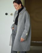 【ドゥクラッセ/DoCLASSE】のカシミヤ混ウールリバー・2WAYミドルコート 人気、トレンドファッション・服の通販 founy(ファニー) ファッション Fashion レディースファッション WOMEN アウター Coat Outerwear コート Coats エレガント 上品 Elegant カシミヤ Cashmere スペシャル Special デニム Denim なめらか Smooth フェミニン Feminine フラップ Flap ポケット Pocket マニッシュ Mannish ミドル Middle メタル Metal ラグジュアリー Luxury NEW・新作・新着・新入荷 New Arrivals thumbnail グレーパターン|ID: prp329100004168642 ipo3291000000028833569