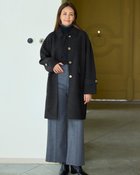 【ドゥクラッセ/DoCLASSE】のカシミヤ混ウールリバー・2WAYミドルコート 人気、トレンドファッション・服の通販 founy(ファニー) ファッション Fashion レディースファッション WOMEN アウター Coat Outerwear コート Coats エレガント 上品 Elegant カシミヤ Cashmere スペシャル Special デニム Denim なめらか Smooth フェミニン Feminine フラップ Flap ポケット Pocket マニッシュ Mannish ミドル Middle メタル Metal ラグジュアリー Luxury NEW・新作・新着・新入荷 New Arrivals thumbnail ブラック|ID: prp329100004168642 ipo3291000000028833584