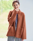 【ドゥクラッセ/DoCLASSE】のダブルフェイスニット・スタンドカラーコート 人気、トレンドファッション・服の通販 founy(ファニー) ファッション Fashion レディースファッション WOMEN アウター Coat Outerwear コート Coats NEW・新作・新着・新入荷 New Arrivals ショート Short スタンド Stand ストレッチ Stretch ダブル Double フェイス Face thumbnail シナモン|ID: prp329100004168646 ipo3291000000028833875