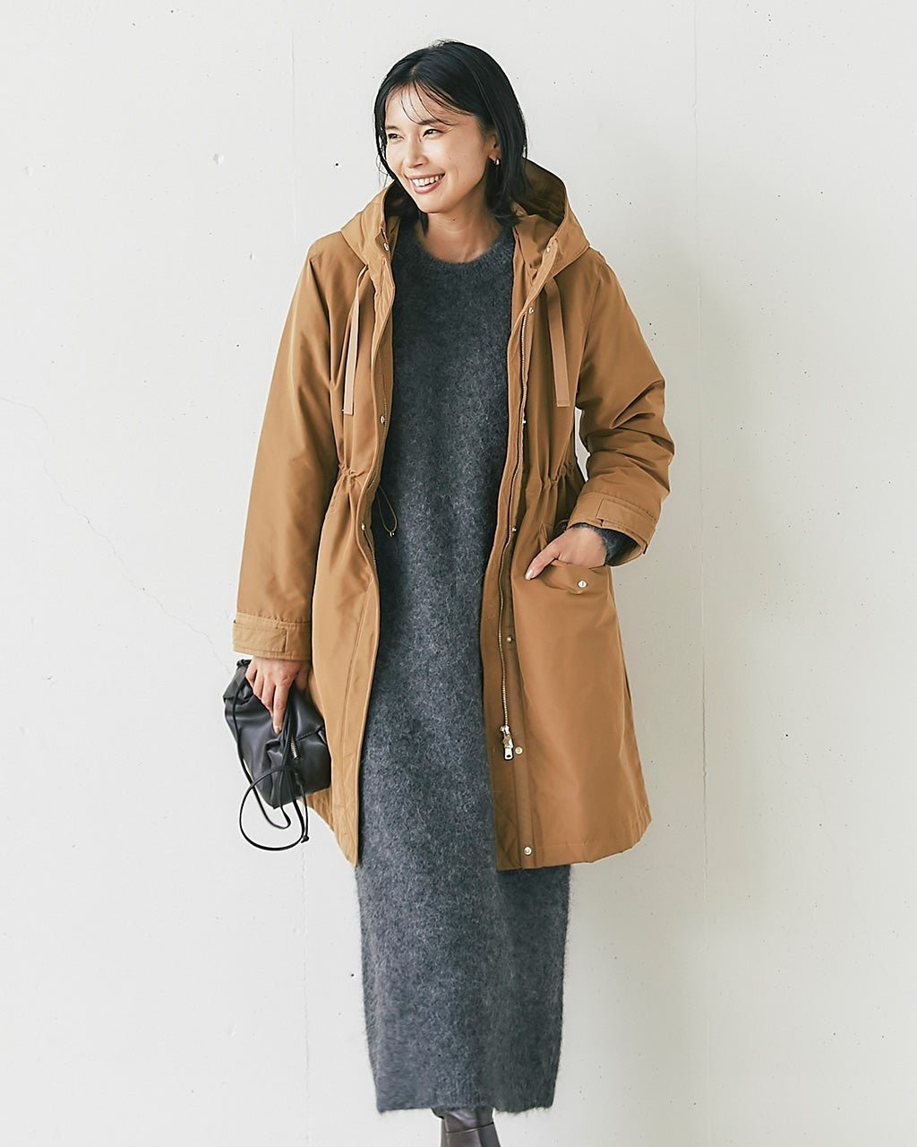 【ドゥクラッセ/DoCLASSE】のマジカルサーモ・グログラン/フードコート インテリア・キッズ・メンズ・レディースファッション・服の通販 founy(ファニー) ファッション Fashion レディースファッション Fashion for Women アウター Coat / Outerwear Collection コート・ロングコート・ピーコート Long Coats, Peacoats & More ダウン Down, Puffer キャメル|ID: prp329100004168654 ipo3291000000035345169