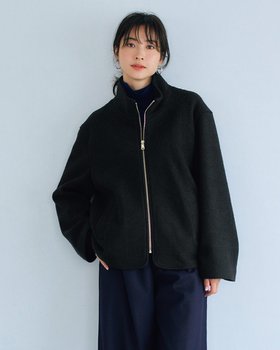 【ドゥクラッセ/DoCLASSE】のピュアウールブークレ・スタンドカラーブルゾン 人気、トレンドファッション・服の通販 founy(ファニー) ファッション Fashion レディースファッション WOMEN アウター Coat Outerwear ブルゾン Blouson/Jackets A/W・秋冬 Aw・Autumn/Winter・Fw・Fall-Winter おすすめ Recommend ジップアップ Zip Up スタンド Stand スマート Smart テクスチャー Texture ブルゾン Blouson モダン Modern ループ Loop |ID:prp329100004168655