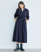 【ドゥクラッセ/DoCLASSE】の微起毛サキソニー・バックフレアワンピース 人気、トレンドファッション・服の通販 founy(ファニー) ファッション Fashion レディースファッション WOMEN ワンピース Dress NEW・新作・新着・新入荷 New Arrivals インナー Inner フレア Flare マーメイド Mermaid thumbnail ミッドナイトブルー|ID: prp329100004168656 ipo3291000000028834637