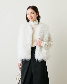 【ドゥクラッセ/DoCLASSE】 エコファー・ジレ人気、トレンドファッション・服の通販 founy(ファニー) ファッション Fashion レディースファッション WOMEN アウター Coat Outerwear ジャケット Jackets カッティング Cutting ジャケット Jacket トレンド Trend |ID:prp329100004168658