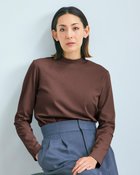 【ドゥクラッセ/DoCLASSE】の超長綿ハイネック/無地 人気、トレンドファッション・服の通販 founy(ファニー) ファッション Fashion レディースファッション WOMEN トップス・カットソー Tops/Tshirt シャツ/ブラウス Shirts/Blouses ロング / Tシャツ T-Shirts カットソー Cut and Sewn NEW・新作・新着・新入荷 New Arrivals なめらか Smooth カットソー Cut And Sew ハイネック High Neck フォルム Form 定番 Standard 無地 Plain Color thumbnail ダークブラウン|ID: prp329100004168663 ipo3291000000028835076