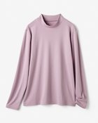 【ドゥクラッセ/DoCLASSE】の超長綿ハイネック/無地 ライラック|ID: prp329100004168663 ipo3291000000034145712