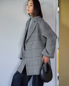 【ドゥクラッセ/DoCLASSE】のメタルボタン・ピーコート 人気、トレンドファッション・服の通販 founy(ファニー) ファッション Fashion レディースファッション WOMEN アウター Coat Outerwear コート Coats NEW・新作・新着・新入荷 New Arrivals チェック Check トレンド Trend メタル Metal ワイド Wide 定番 Standard thumbnail グレンチェック|ID: prp329100004168669 ipo3291000000028835404