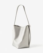 【ドゥクラッセ/DoCLASSE】のバケットトート・2WAYレザーバッグ シルバー|ID: prp329100004168670 ipo3291000000035832899