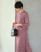 【ドゥクラッセ/DoCLASSE】のツイーディジャカード・トップス ピンク・パターン|ID: prp329100004168677 ipo3291000000036204435