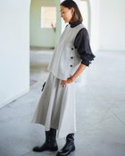 【ドゥクラッセ/DoCLASSE】のウール混ニードル・セットアップ 人気、トレンドファッション・服の通販 founy(ファニー) ファッション Fashion レディースファッション WOMEN ワンピース Dress NEW・新作・新着・新入荷 New Arrivals カッティング Cutting スタイリッシュ Stylish セットアップ Set Up フレア Flare ベスト Vest エレガント 上品 Elegant thumbnail ライトグレー|ID: prp329100004168682 ipo3291000000028836065