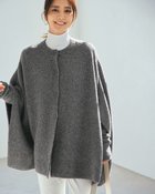 【ドゥクラッセ/DoCLASSE】の片畦編み・ニットポンチョ 人気、トレンドファッション・服の通販 founy(ファニー) ファッション Fashion レディースファッション WOMEN トップス・カットソー Tops/Tshirt ニット Knit Tops カーディガン Cardigans 畦編みニット Cardigan Stitch NEW・新作・新着・新入荷 New Arrivals インナー Inner カーディガン Cardigan ポンチョ Poncho 畦 Ridge thumbnail グレー|ID: prp329100004168685 ipo3291000000028836199