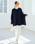 【ドゥクラッセ/DoCLASSE】の片畦編み・ニットポンチョ 人気、トレンドファッション・服の通販 founy(ファニー) ファッション Fashion レディースファッション WOMEN トップス・カットソー Tops/Tshirt ニット Knit Tops カーディガン Cardigans 畦編みニット Cardigan Stitch NEW・新作・新着・新入荷 New Arrivals インナー Inner カーディガン Cardigan ポンチョ Poncho 畦 Ridge thumbnail ネイビー|ID: prp329100004168685 ipo3291000000028836212