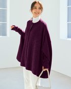 【ドゥクラッセ/DoCLASSE】の片畦編み・ニットポンチョ 人気、トレンドファッション・服の通販 founy(ファニー) ファッション Fashion レディースファッション WOMEN トップス・カットソー Tops/Tshirt ニット Knit Tops カーディガン Cardigans 畦編みニット Cardigan Stitch NEW・新作・新着・新入荷 New Arrivals インナー Inner カーディガン Cardigan ポンチョ Poncho 畦 Ridge thumbnail ダークパープル|ID: prp329100004168685 ipo3291000000028836225