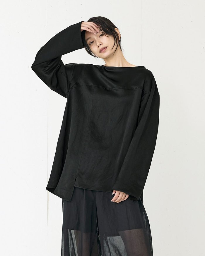 【ドゥクラッセ/DoCLASSE】のアセテートリネン・ドレープチュニック インテリア・キッズ・メンズ・レディースファッション・服の通販 founy(ファニー) https://founy.com/ ファッション Fashion レディースファッション Fashion for Women トップス・カットソー Cut & Sew Tops シャツ・ブラウス・オフィスカジュアル Elegant Blouses & Button-Ups アシンメトリー Asymmetrical Style ウォッシャブル Machine Washable シンプル Simple, Minimal チュニック Tunic, Long Top ドレープ Drape, Draping Fabric モダン Modern, Contemporary |ID: prp329100004175402 ipo3291000000034725366