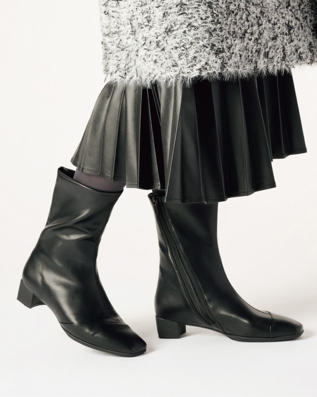 【フィットフィット/fitfit】のスクエアトゥヒールブーツ 人気、トレンドファッション・服の通販 founy(ファニー) 　ファッション　Fashion　レディースファッション　Fashion for Women　インソール　Shoe Insole　クッション　Cushion, Throw Pillow　抗菌　Antibacterial, Bacteria-Resistant　スクエア　Square, Square Shape　ストレッチ　Stretch, Stretchy Fabric　スニーカー　Sneakers, Trainers　トレンド　Trend, Trending Now　バランス　Balance, Style Balance　フィット　Fit, Slim Fit　メッシュ　Mesh, Net Fabric　ラバー　Rubber, Rubber Sole　 other-1|ID: prp329100004180591 ipo3291000000036159095