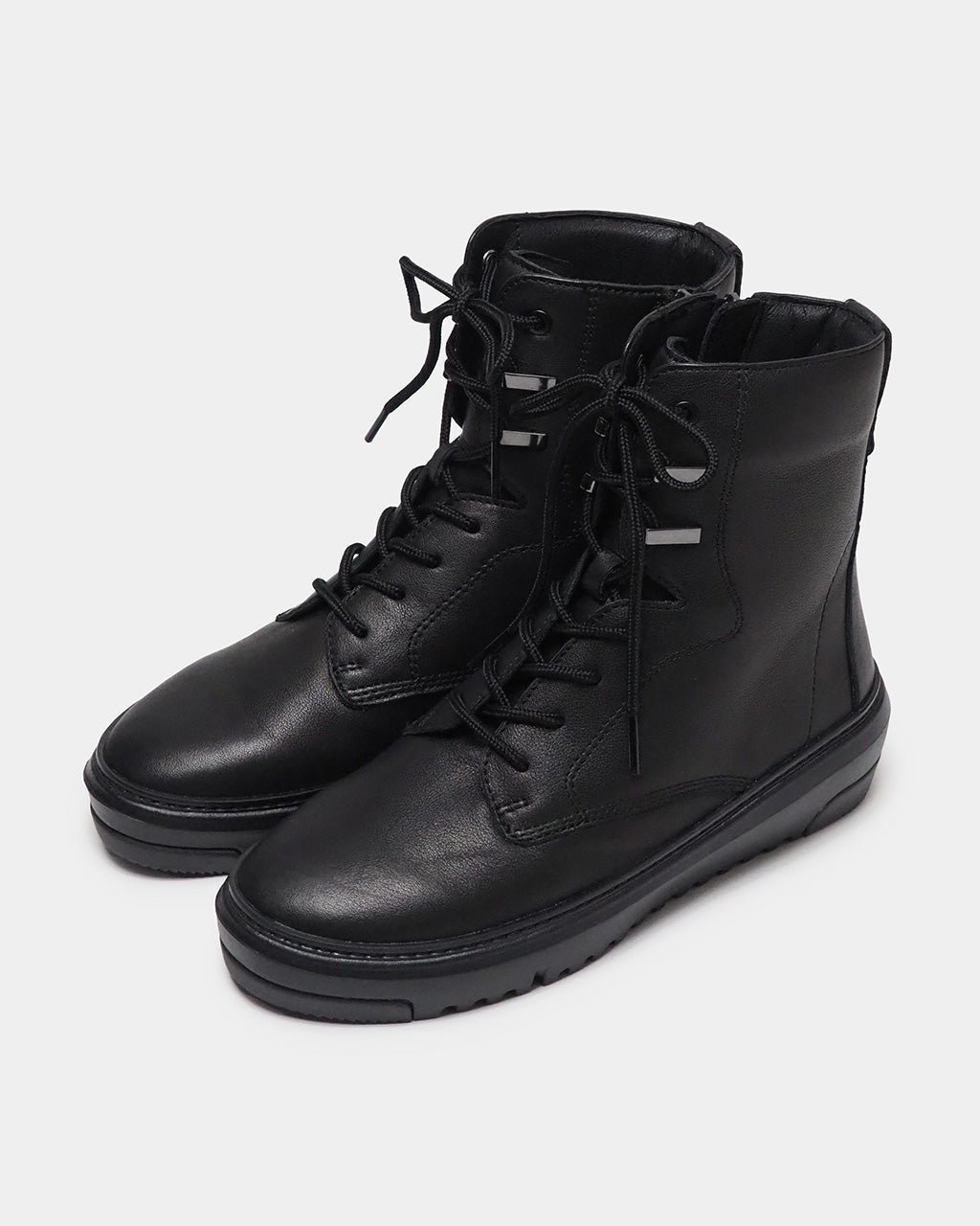 【フィットフィット/fitfit】のレースアップジップブーツ インテリア・キッズ・メンズ・レディースファッション・服の通販 founy(ファニー) 　ファッション　Fashion　レディースファッション　Fashion for Women　インソール　Shoe Insole　クッション　Cushion, Throw Pillow　ジップ　Zip, Zipper　スタンダード　Standard, Basic　スリット　Slit, Slit Detail　ソックス　Socks, Hosiery　フィット　Fit, Slim Fit　フォルム　Silhouette, Form　モダン　Modern, Contemporary　ループ　Loop, Loop Knit　レース　Lace, Lace Fabric　エレガント 上品　Elegant　ブラック&times;ブラック|ID: prp329100004186129 ipo3291000000036159125