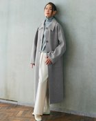 【ドゥクラッセ/DoCLASSE】のカシミヤ混ウールリバー・ステンカラーコート 人気、トレンドファッション・服の通販 founy(ファニー) ファッション Fashion レディースファッション WOMEN アウター Coat Outerwear コート Coats NEW・新作・新着・新入荷 New Arrivals カシミヤ Cashmere スペシャル Special ラグジュアリー Luxury thumbnail グレーパターン|ID: prp329100004194399 ipo3291000000029056243