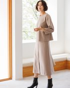 【ドゥクラッセ/DoCLASSE】の起毛ダブルフェイス・ラインセットアップ 人気、トレンドファッション・服の通販 founy(ファニー) ファッション Fashion レディースファッション WOMEN セットアップ Setup NEW・新作・新着・新入荷 New Arrivals A/W・秋冬 Aw・Autumn/Winter・Fw・Fall-Winter なめらか Smooth アンダー Under シンプル Simple ストレッチ Stretch スマート Smart セットアップ Set Up センター Center タートル Turtle ダブル Double フェイス Face 冬 Winter thumbnail トープ|ID: prp329100004196072 ipo3291000000029067451