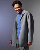 【ドゥクラッセ/DoCLASSE / MEN】のウールリバー・カシミヤブレンドコート チャコールグレー|ID: prp329100004210608 ipo3291000000029194992