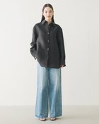 【ドゥクラッセ/DoCLASSE】のオクタダブルクロス・オーバーサイズシャツ ブラック|ID: prp329100004210613 ipo3291000000036009775