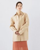 【ドゥクラッセ/DoCLASSE】のオクタダブルクロス・オーバーサイズシャツ ベージュ|ID: prp329100004210613 ipo3291000000036009779