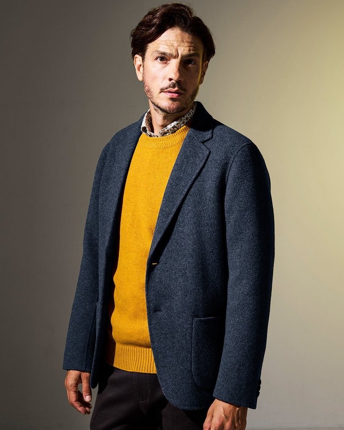 【ドゥクラッセ/DoCLASSE / MEN】のウールリバー・カシミヤブレンドジャケット インテリア・キッズ・メンズ・レディースファッション・服の通販 founy(ファニー) https://founy.com/ ファッション Fashion メンズファッション Fashion for Men インナー Innerwear ジャケット Jacket, Outerwear スマート Smart, Elegant ダブル Double, Double-Breasted なめらか Smooth, Silky Texture フェイス Face, Facial Design ベスト Vest, Waistcoat ポケット Pocket, Pocket Detail メンズ Men's, Menswear |ID: prp329100004210619 ipo3291000000030348432