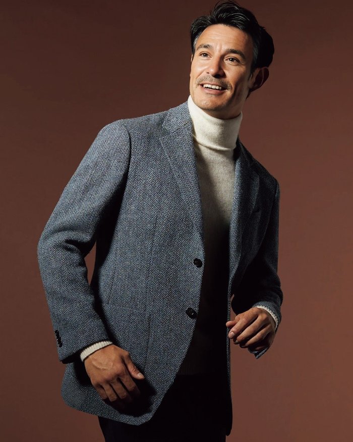 【ドゥクラッセ/DoCLASSE / MEN】の英国ハリスツイードジャケット インテリア・キッズ・メンズ・レディースファッション・服の通販 founy(ファニー) https://founy.com/ ファッション Fashion メンズファッション Fashion for Men ジャケット Jacket, Outerwear ツイード Twill, Twill Weave ハンド Hand, Handmade ベスト Vest, Waistcoat ポケット Pocket, Pocket Detail メンズ Men's, Menswear |ID: prp329100004211892 ipo3291000000035213959