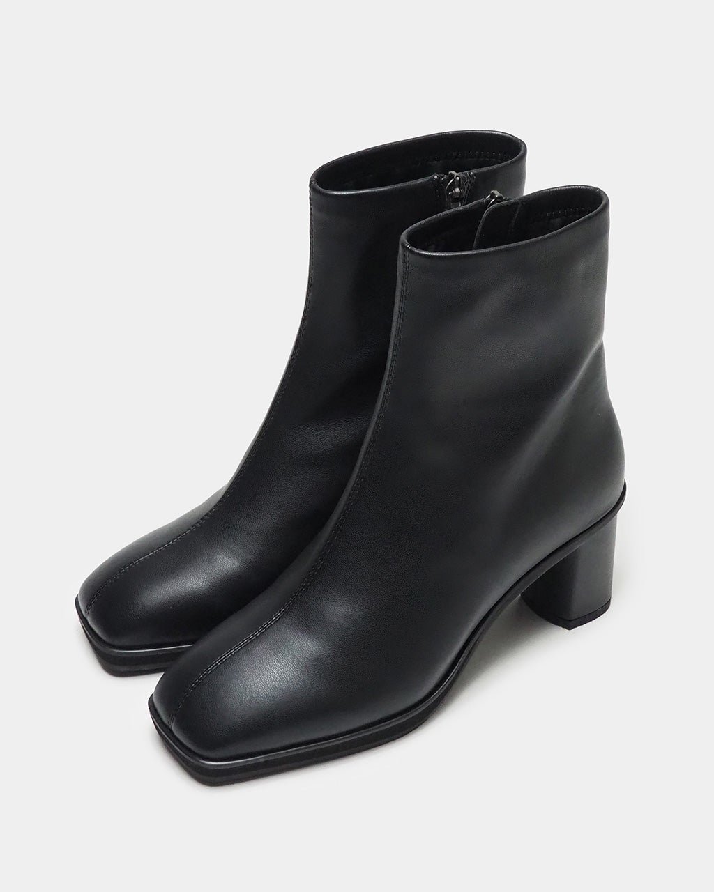 【フィットフィット/fitfit】の撥水フレックスヒールスクエアトゥブーツ インテリア・キッズ・メンズ・レディースファッション・服の通販 founy(ファニー) 　ファッション　Fashion　レディースファッション　Fashion for Women　インソール　Shoe Insole　クッション　Cushion, Throw Pillow　ストレッチ　Stretch, Stretchy Fabric　フィット　Fit, Slim Fit　ブラック|ID: prp329100004217661 ipo3291000000036159134