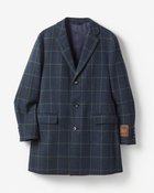 【ドゥクラッセ/DoCLASSE / MEN】のLOVAT(ラバット)英国ツイードチェスターコート ネイビーパターン|ID: prp329100004217664 ipo3291000000029254658