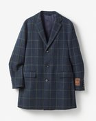【ドゥクラッセ/DoCLASSE / MEN】のLOVAT(ラバット)英国ツイードチェスターコート ネイビーパターン|ID: prp329100004217664 ipo3291000000034243487