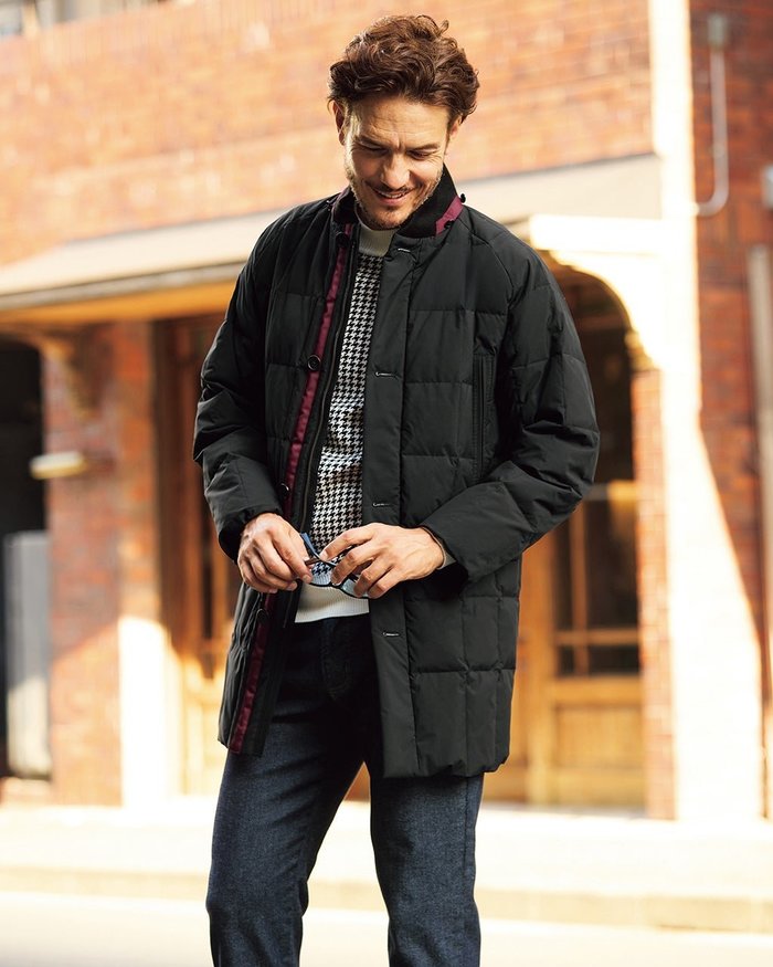 【ドゥクラッセ/DoCLASSE / MEN】のリブネック2WAYダウンコート インテリア・キッズ・メンズ・レディースファッション・服の通販 founy(ファニー) https://founy.com/ ファッション Fashion メンズファッション MEN ストレート Straight ダウン Down ドローコード Draw Cord パターン Pattern ポケット Pocket ミリタリー Military メンズ Mens 冬 Winter |ID: prp329100004217671 ipo3291000000030337440