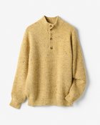 【ドゥクラッセ/DoCLASSE / MEN】のウールブレンド・ドネガル風ボタンモック イエロー|ID: prp329100004217673 ipo3291000000035991392