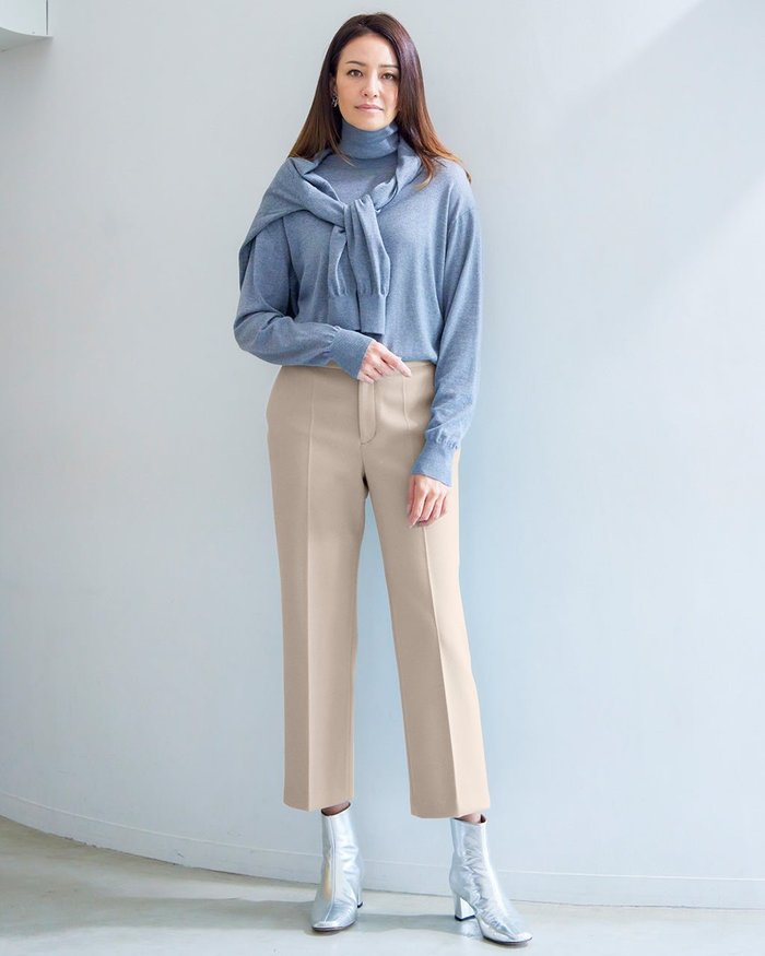 【ドゥクラッセ/DoCLASSE】のウールタッチニードル・スティックパンツ インテリア・キッズ・メンズ・レディースファッション・服の通販 founy(ファニー) https://founy.com/ ファッション Fashion レディースファッション Fashion for Women パンツ Pants & Trousers エレガント 上品 Elegant スーツ Suit, Formalwear センター Center, Center Line ポケット Pocket, Pocket Detail 冬 Winter / This Winter |ID: prp329100004217682 ipo3291000000034399849